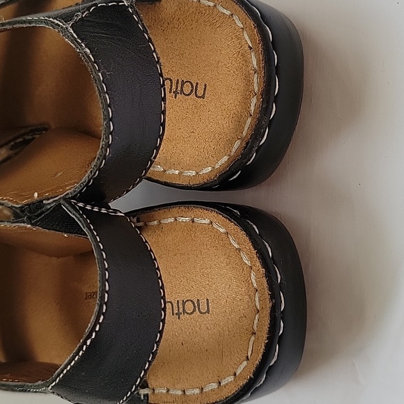 NATURALIZER Natural Soul. Sandal Black Leather. Size 6.5 - Picture 8 of 17